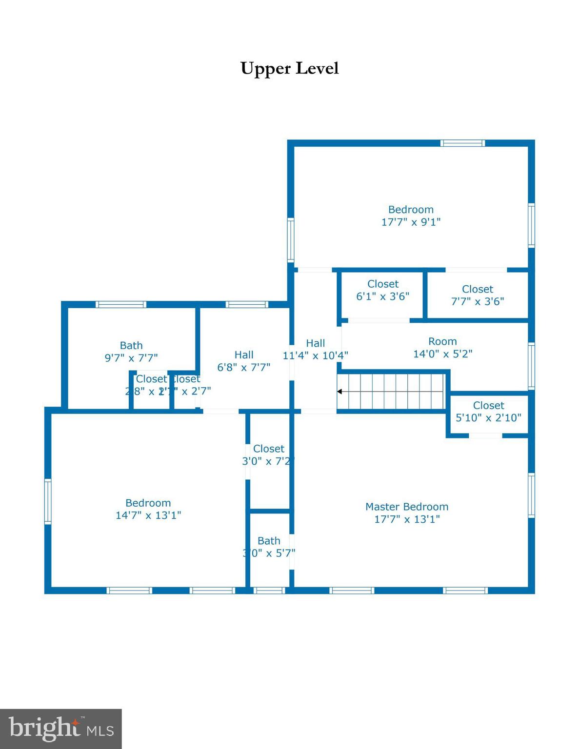 903 Reece Road Severn, MD 21144 - Photo 54 of 54 Upper level floorplan