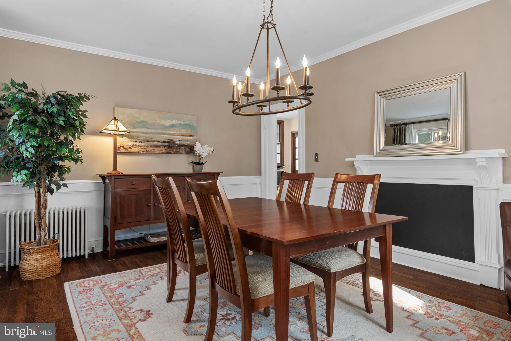 903 Reece Road Severn, MD 21144 - Photo 26 of 54 Dining room with faux fireplace detail