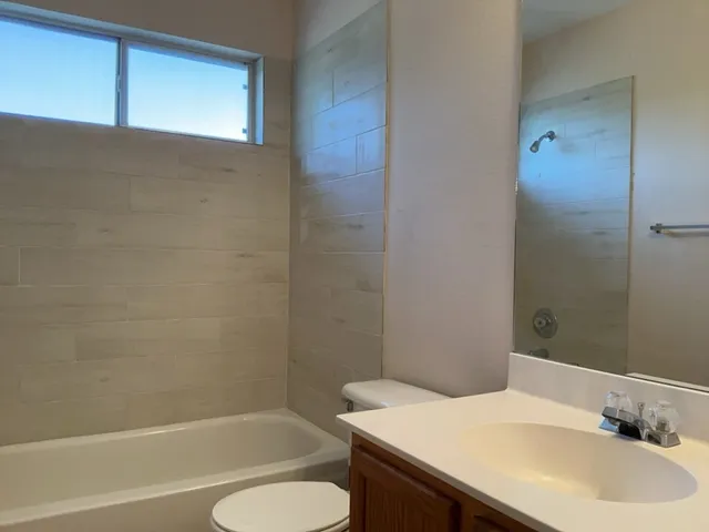 a backyard of a house