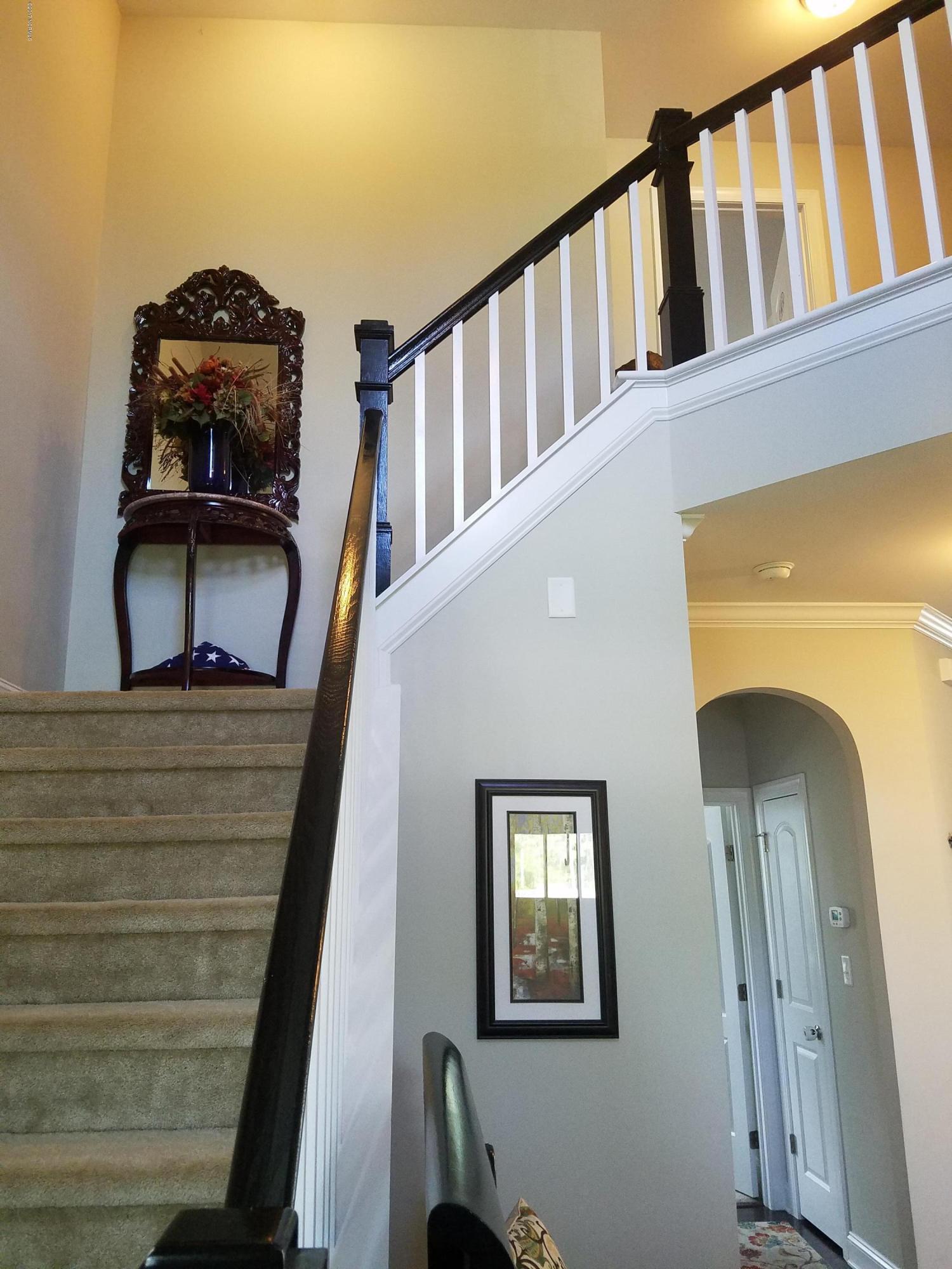141 Peytons Ridge Drive Hubert, NC 28539 - Photo 2 of 21 Foyer Stairs