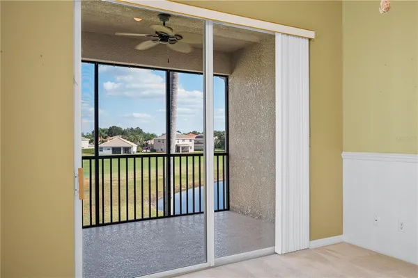 a view of a balcony
