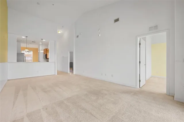 a view of a kitchen with a sink