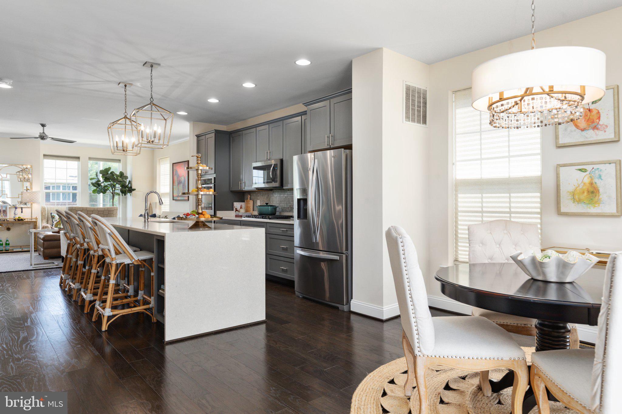 46073 Hall Road Sterling, VA 20166 - Photo 10 of 31 Waterfall Quartz countertops
