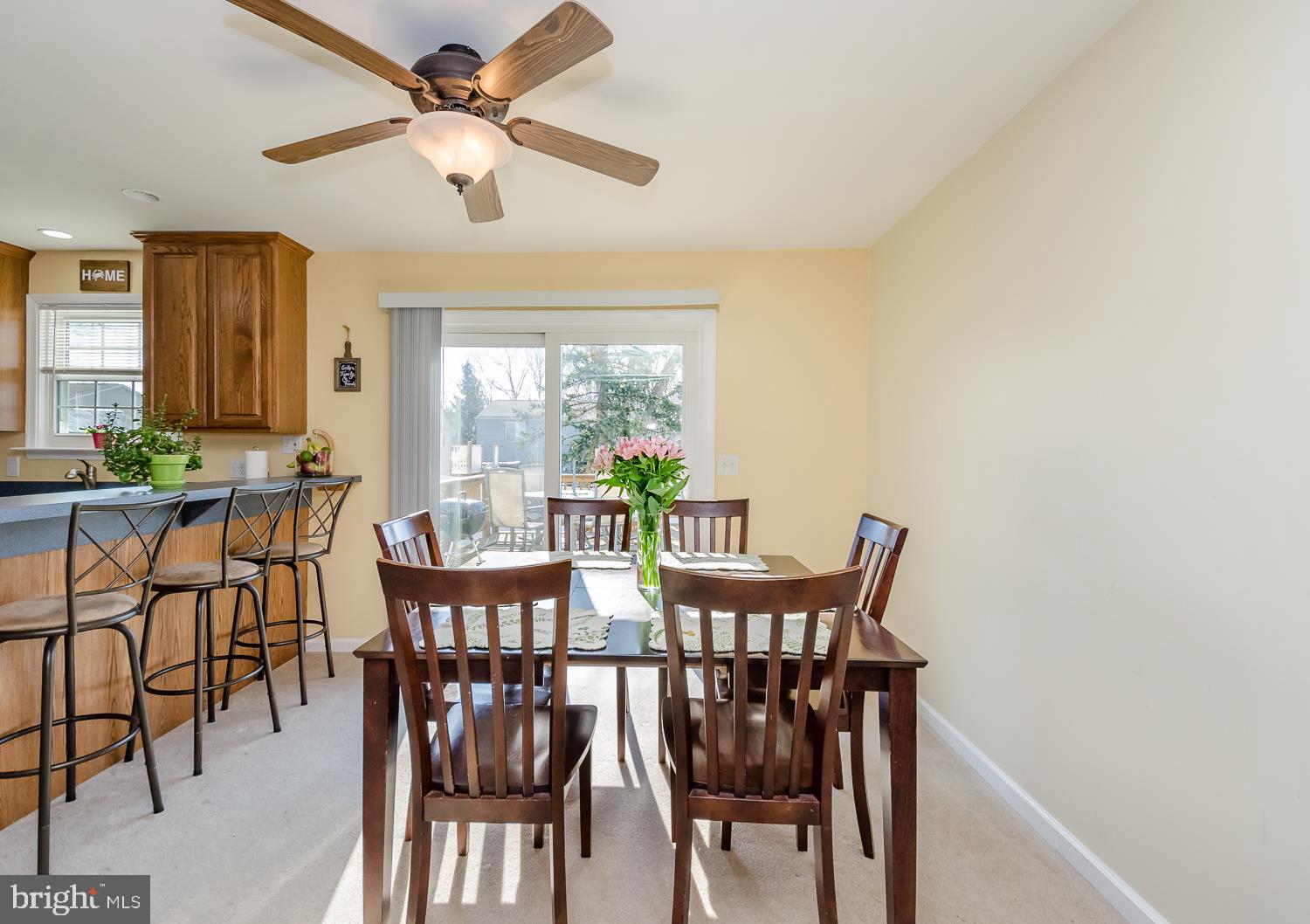 7797 Notley Road Pasadena, MD 21122 - Photo 8 of 30 Dining Room with sliding doors to deck and yard