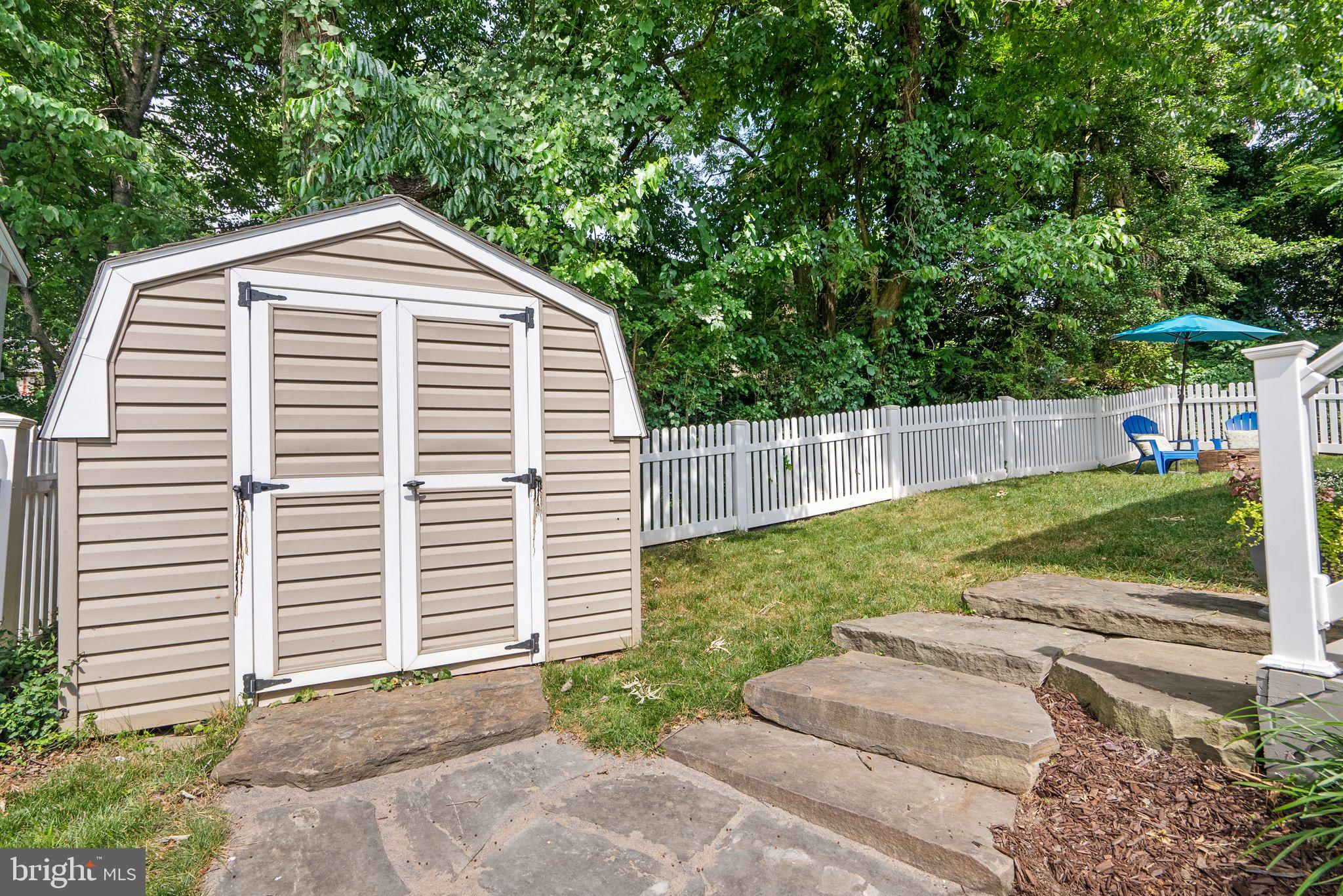 511 Forest Road Riva, MD 21140 - Photo 27 of 44 Shed, stone walkways & fully fenced backyard