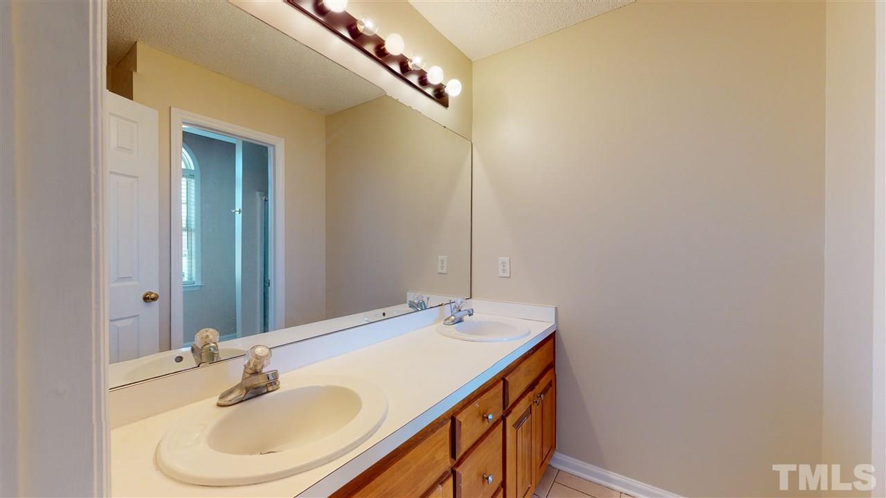 1405 Harvey Johnson Road Raleigh, NC 27603 - Photo 16 of 30 Master Bath with garden tub & separate shower