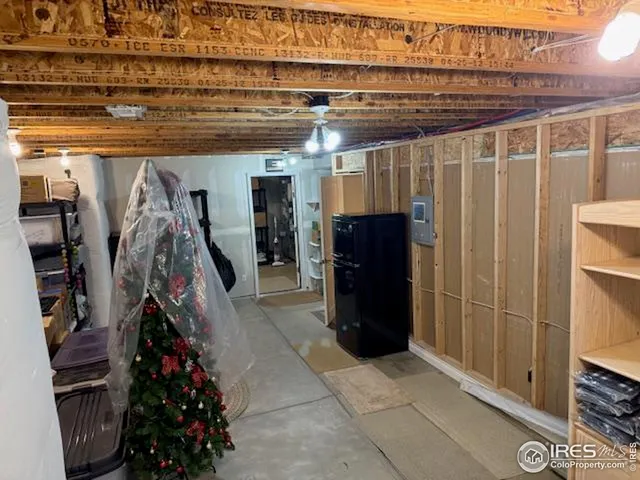 a view of storage and utility room