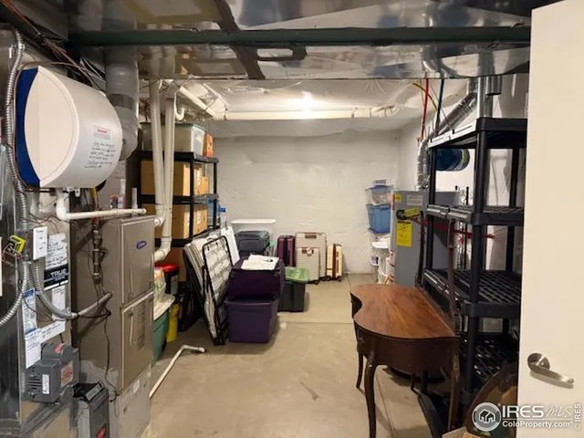 a view of a storage & utility room