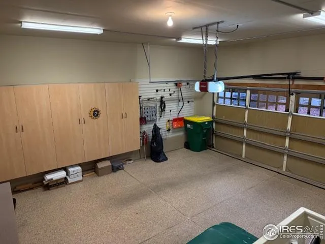 a storage room with an empty room