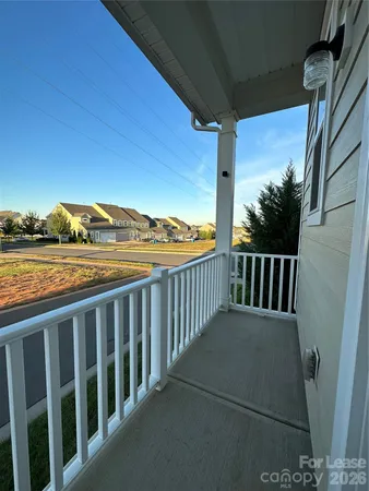 a view of a balcony