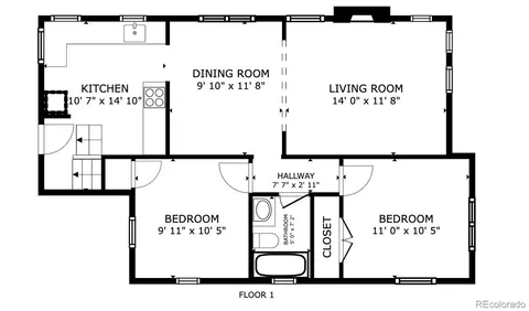 a picture of a room with a white bed and a window