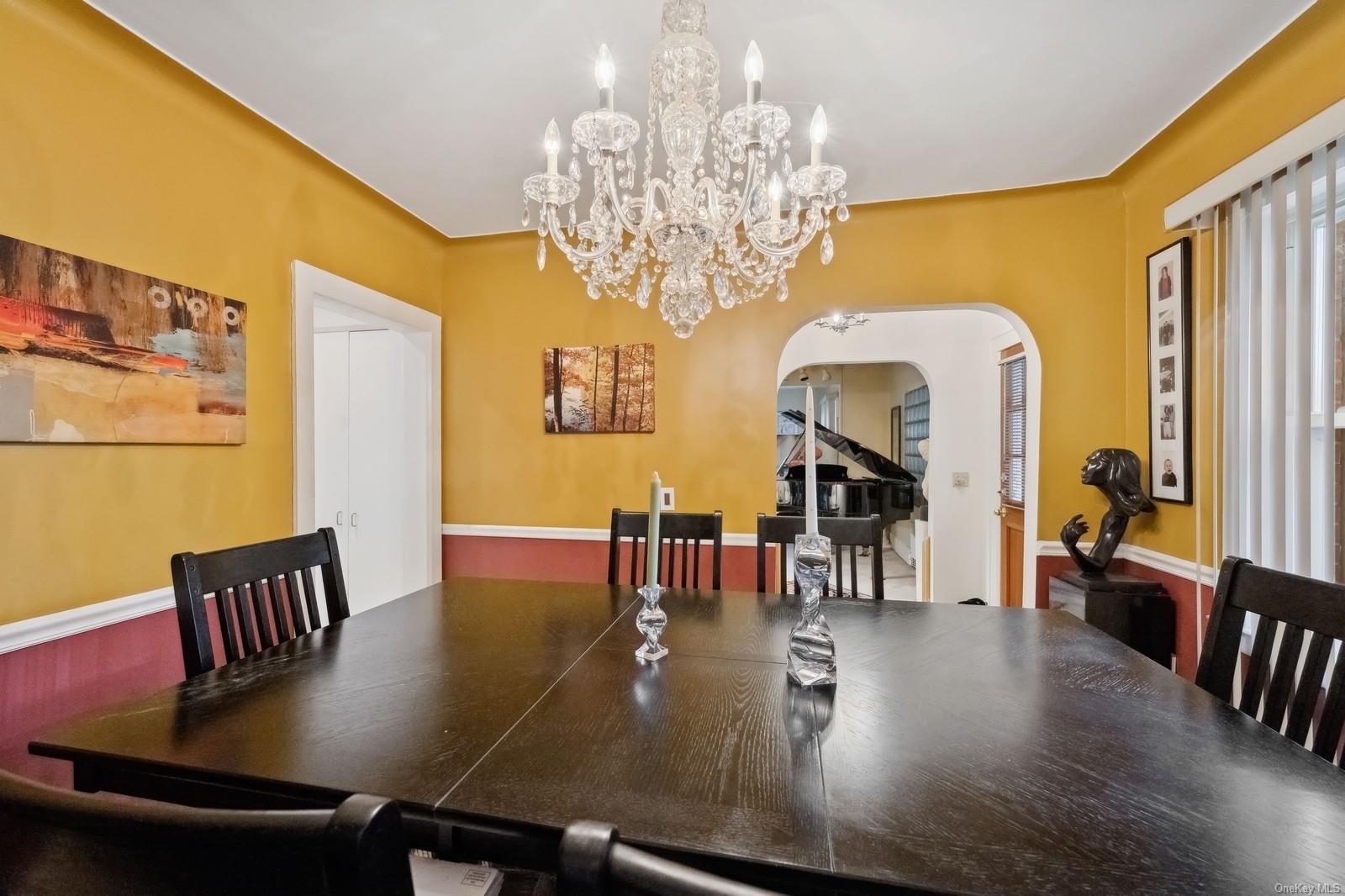 32 Harvard Avenue Hewlett, NY 11557 - Photo 6 of 42 Dining room featuring a chandelier