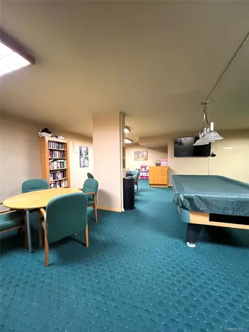 a room with furniture and a table