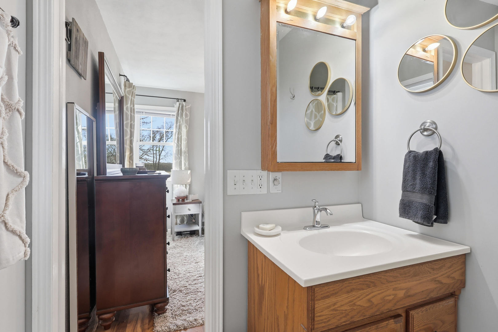 14004 252nd Street West Illinois City, IL 61259 - Photo 31 of 49 a bathroom with a sink and a mirror