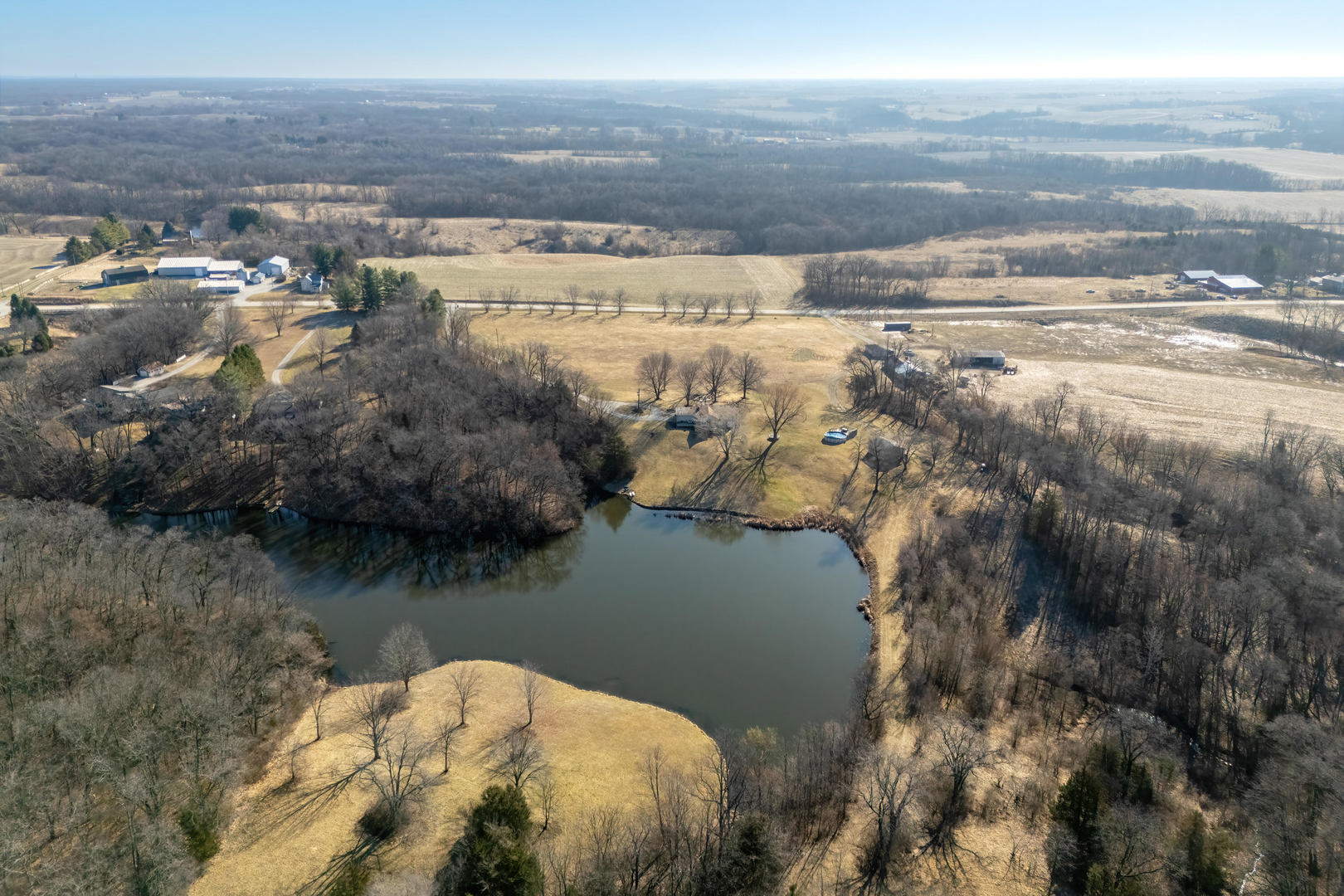 14004 252nd Street West Illinois City, IL 61259 - Photo 48 of 49 a view of a lake in middle of forest