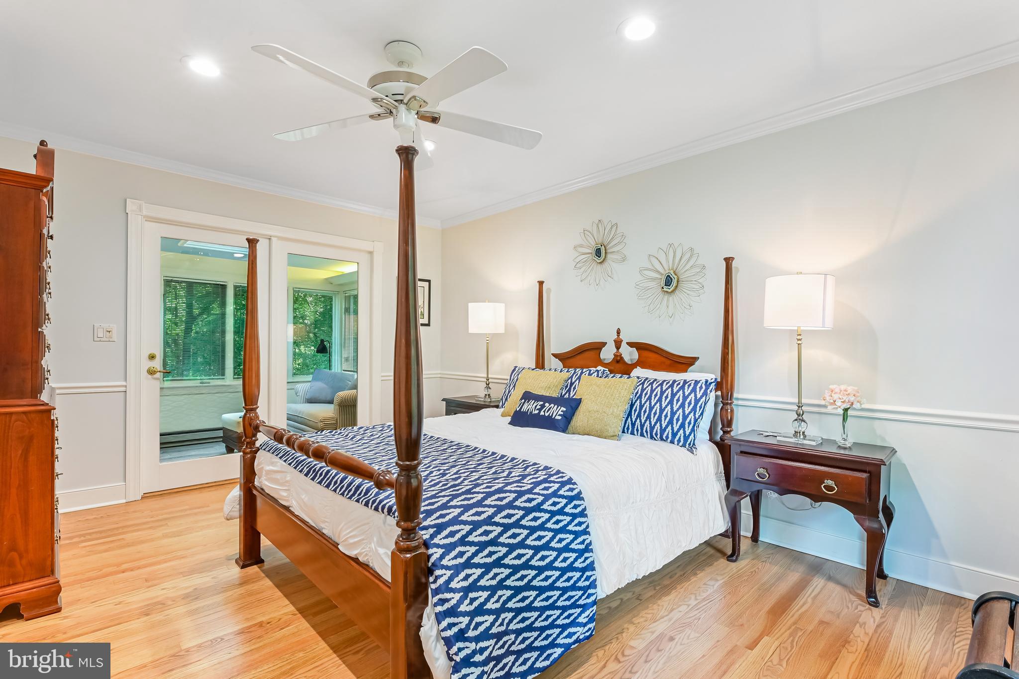 557 Osprey Point Road Crownsville, MD 21032 - Photo 28 of 91 Main level bedroom with attached porch