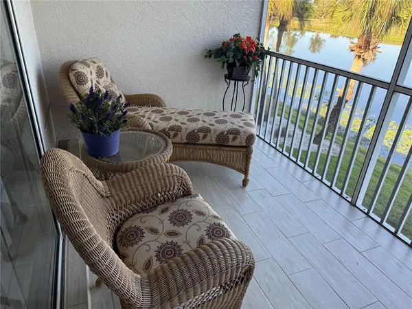 a view of balcony and deck