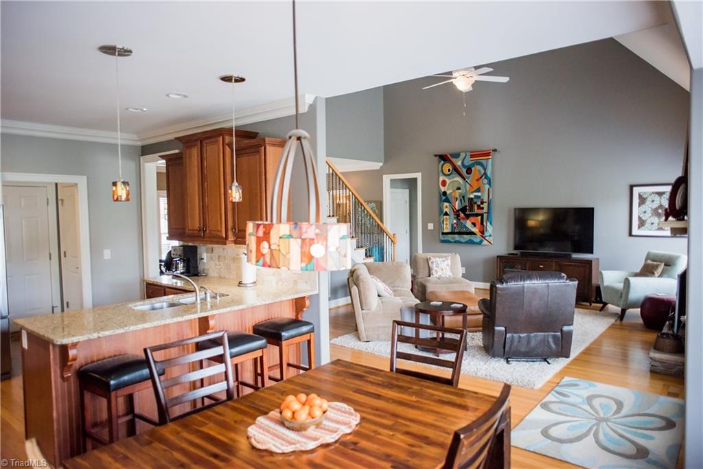 1743 Diercrest Street Oak Ridge, NC 27310 - Photo 10 of 30 Breakfast area is extra large & can accommodate a table for 8.