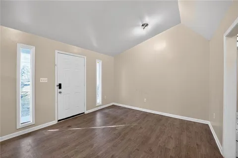 wooden floor in an empty room