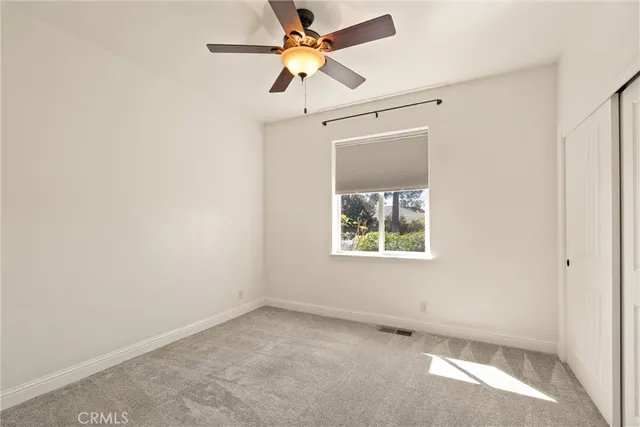 a view of a road with a yard