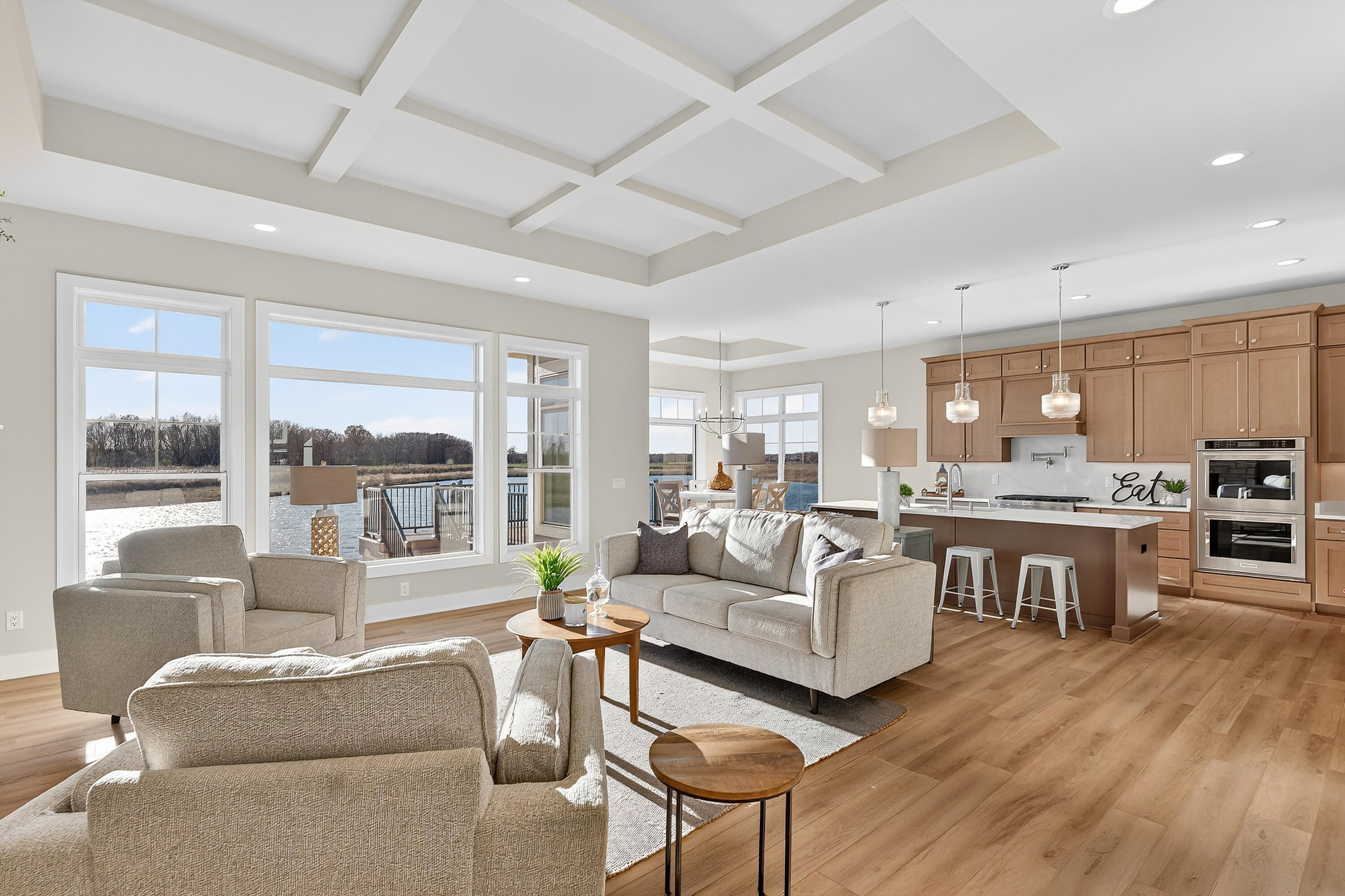 97 49th Court Pleasant Prairie, WI 53158 - Photo 11 of 45 Family Room and kitchen