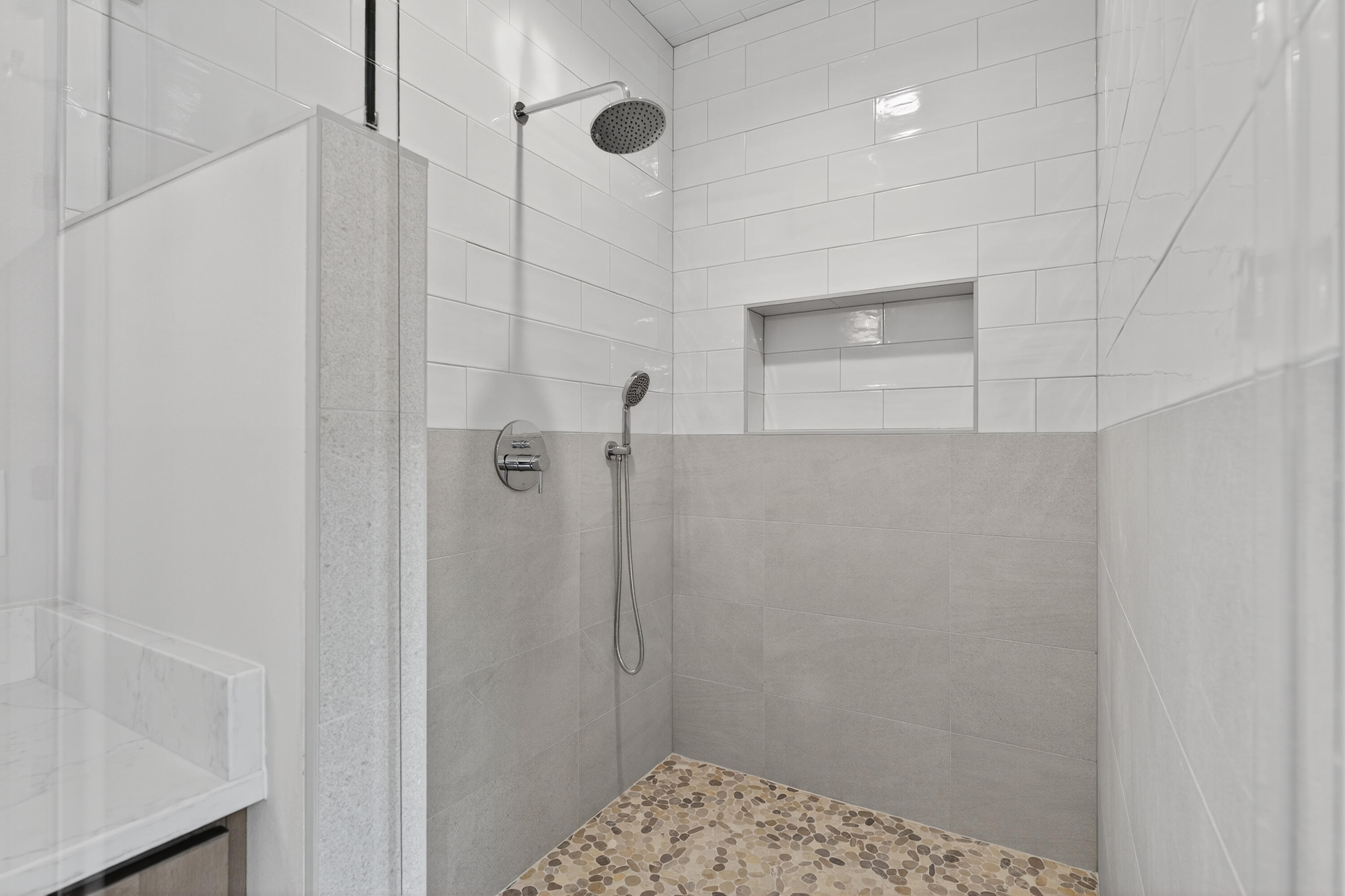 97 49th Court Pleasant Prairie, WI 53158 - Photo 23 of 45 Primary Ensuite Luxury tiled Shower