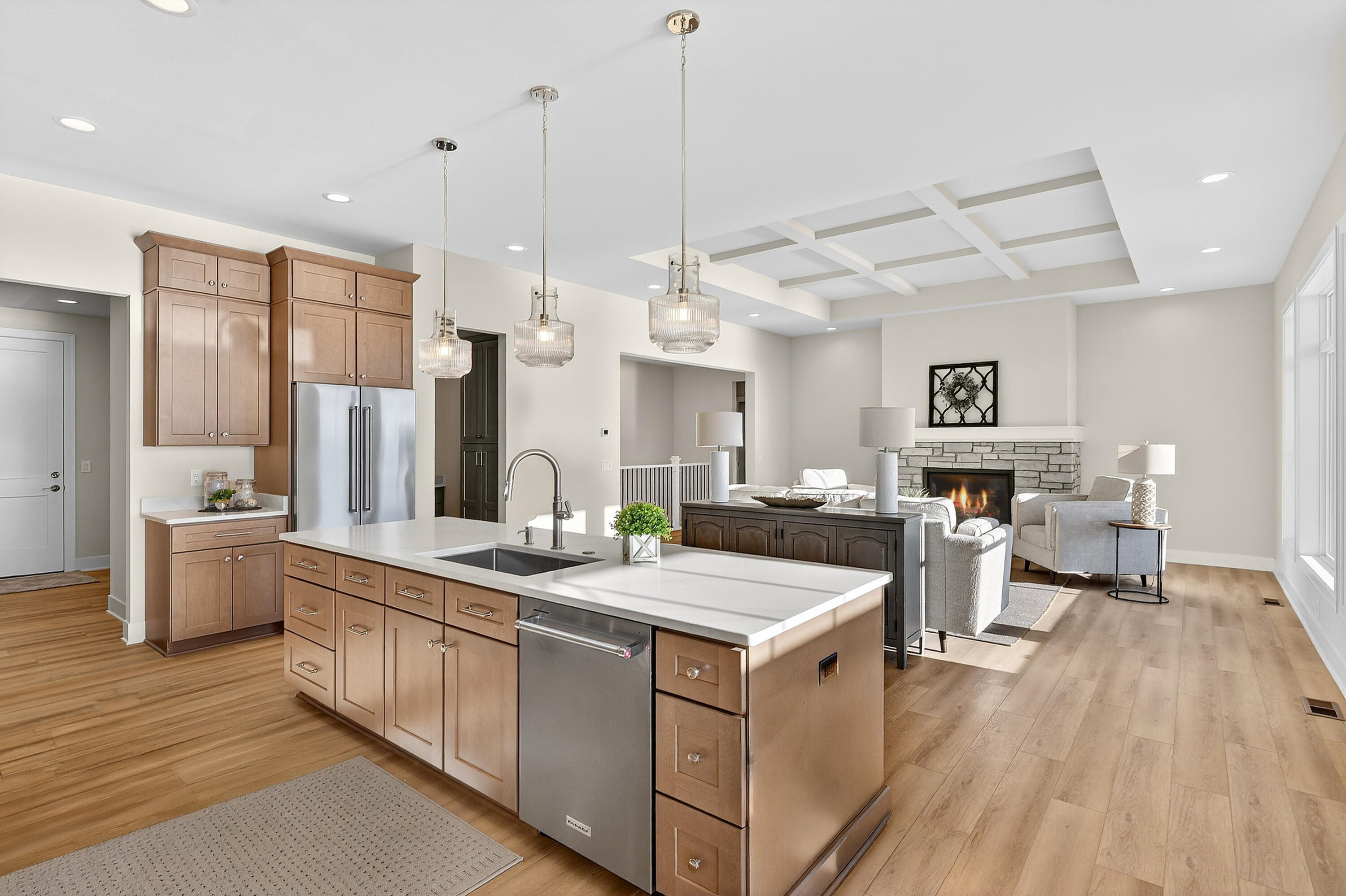 97 49th Court Pleasant Prairie, WI 53158 - Photo 4 of 45 Gourmet Kitchen Family Room