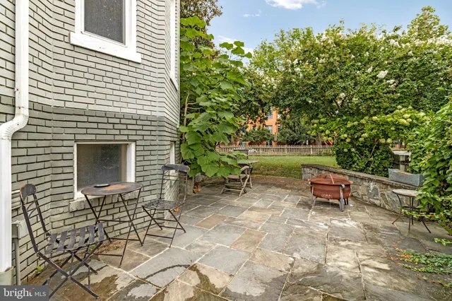 a large building with a swimming pool