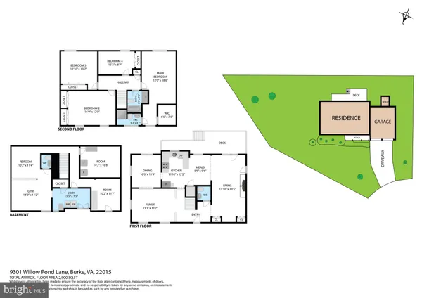 $925,000 | 9301 Willow Pond Lane, Burke, VA 22015