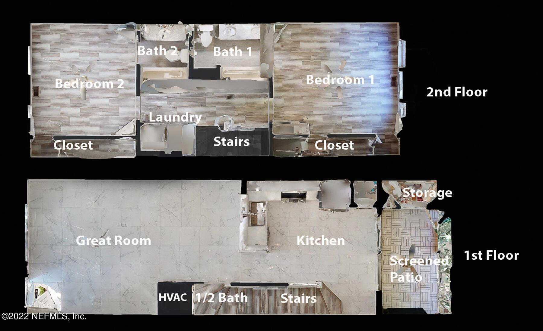 3526 Twisted Tree Lane Jacksonville, FL 32216 - Photo 33 of 33 a view of water heater room with stove and wooden floor