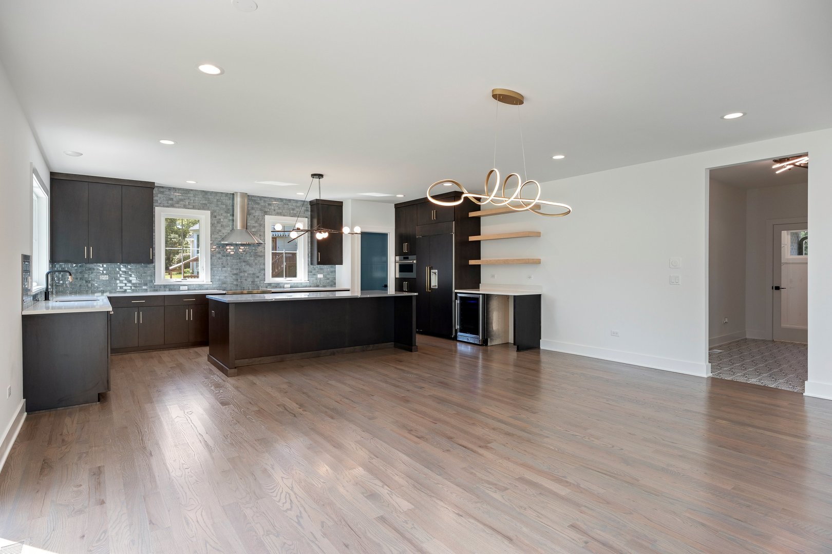 1519 Foothill Drive Wheaton, IL 60189 - Photo 19 of 43 a view of kitchen and kitchen with a sink wooden floor and a window