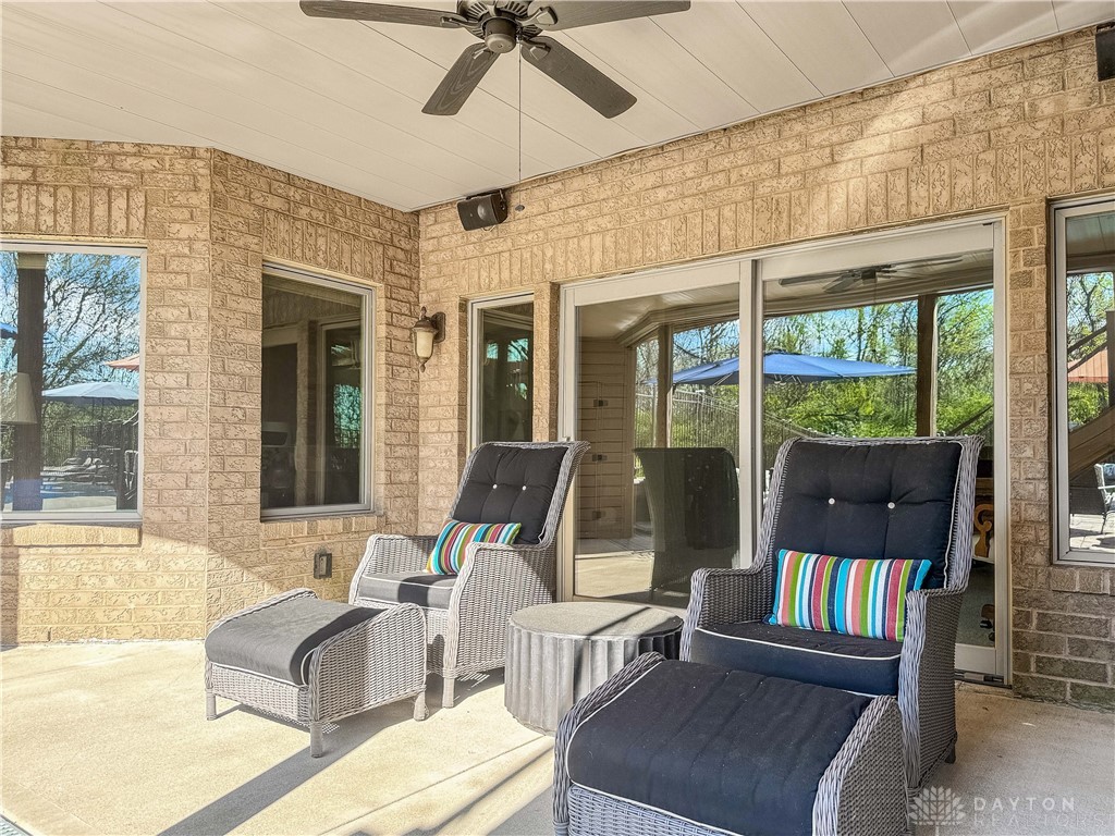 4096 Middle Urbana Road Urbana, OH 43078 - Photo 78 of 96 Relax in this inviting outdoor area with direct access to the interior through large glass doors.