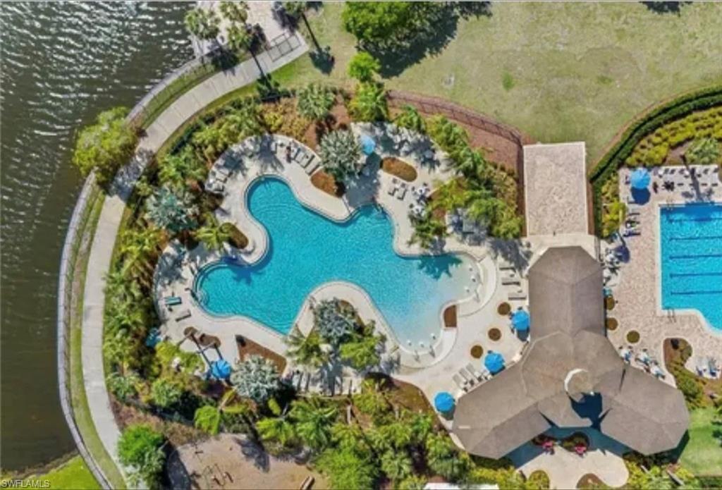 9612 Lemon Drop Loop Sun City Center, FL 33573 - Photo 32 of 35 an aerial view of a fireplace with plants