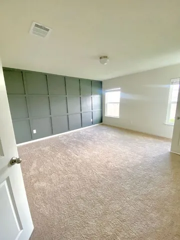 a view of a livingroom with an empty space