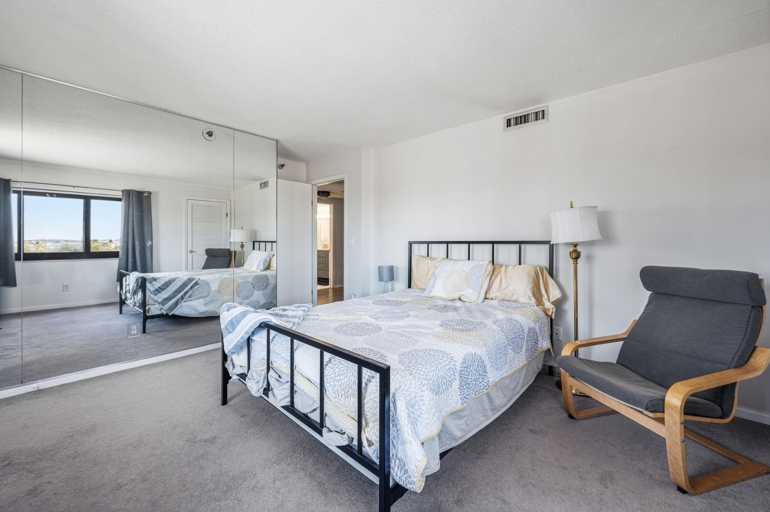 1633 North Prospect Avenue, Unit 5D Milwaukee, WI 53202 - Photo 16 of 38 A generous layout leaves room for a full bedroom setup while keeping the look simple, calm, and uncluttered.