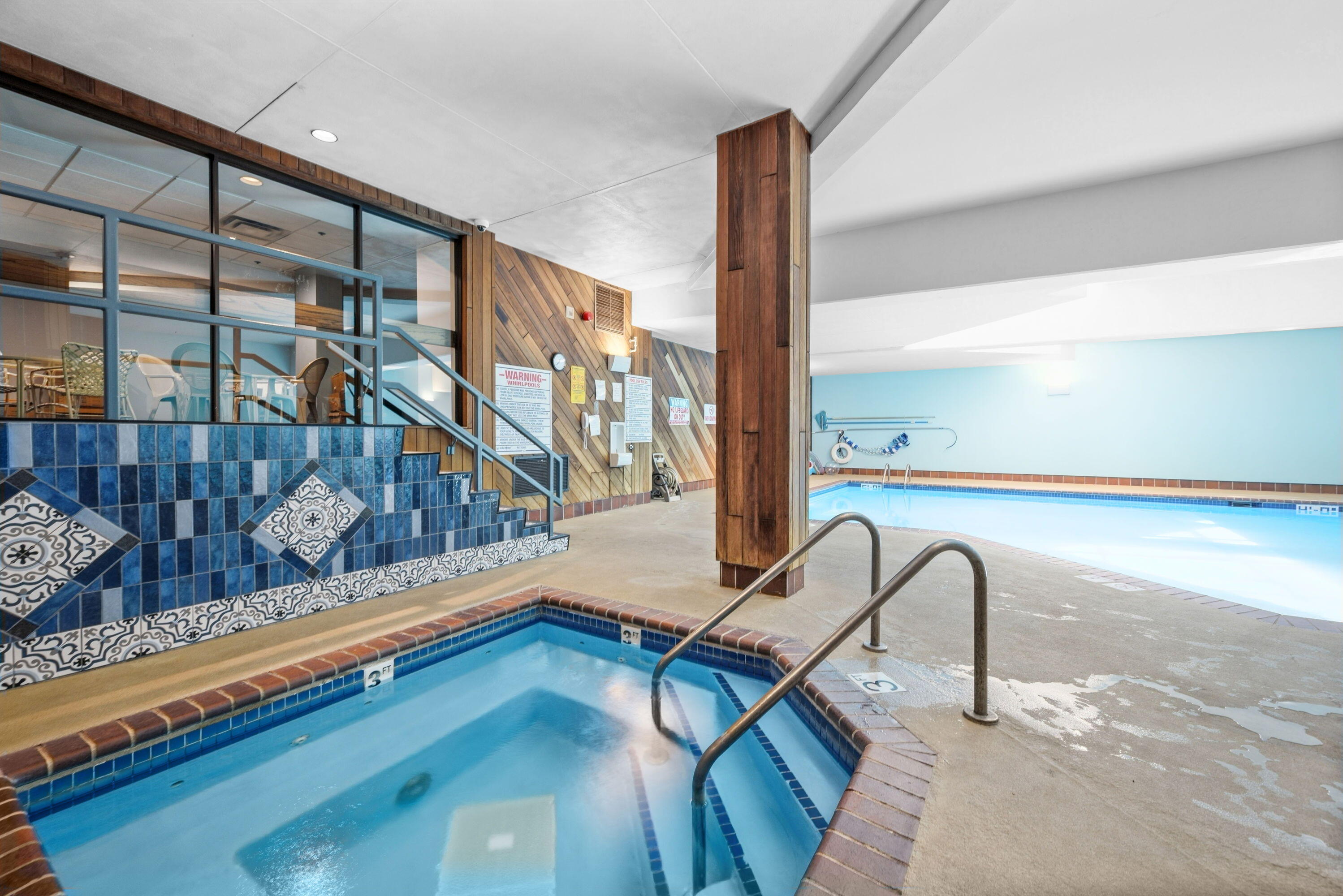 1633 North Prospect Avenue, Unit 5D Milwaukee, WI 53202 - Photo 32 of 38 After a long day, the indoor hot tub offers an easy way to relax without leaving Diamond Tower.