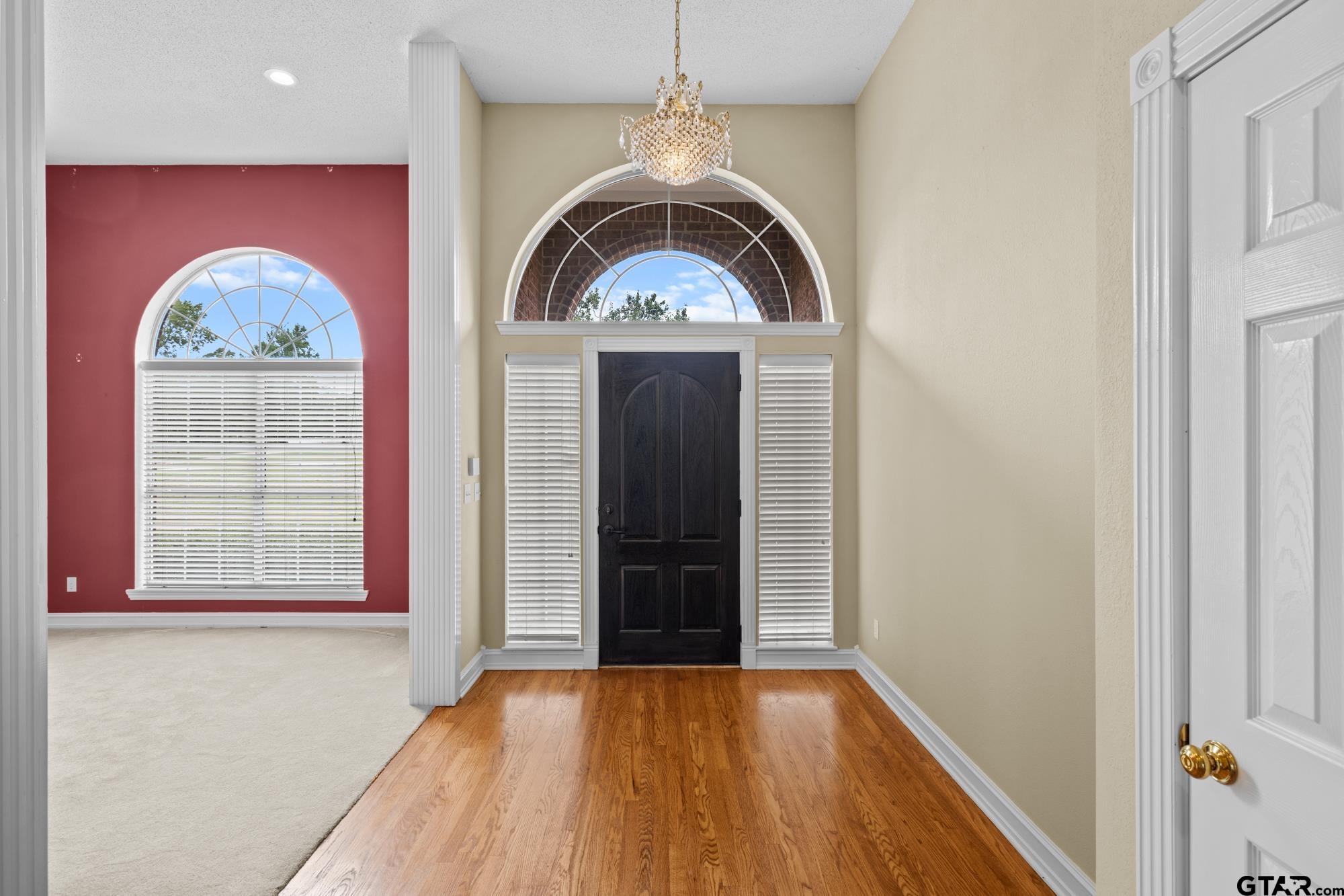 210 Lavender Lane Longview, TX 75605 - Photo 4 of 36 an view of front door with wooden floor