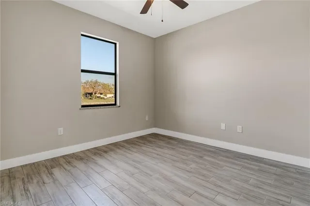 wooden floor in an empty room