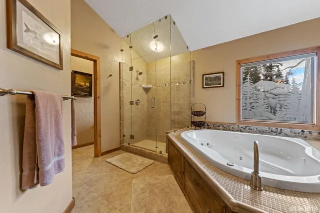 a bathroom with a sink and a shower