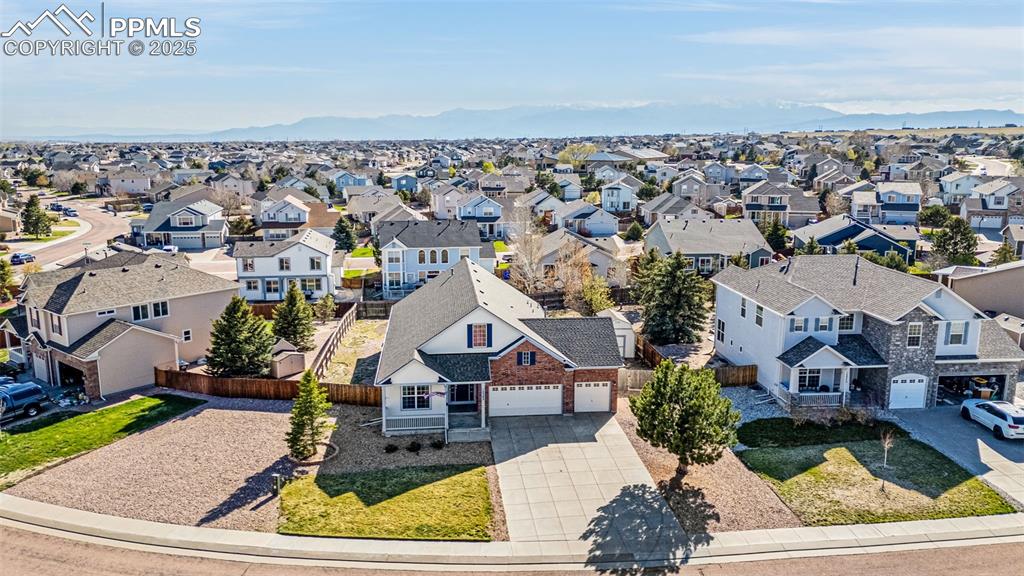 12383 Pine Valley Circle Peyton, CO 80831 - Photo 43 of 45 an aerial view of a house