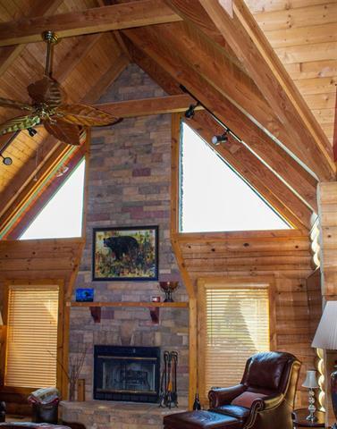1933 Fain Cemetery Road Dandridge, TN 37725 - Photo 8 of 35 STONE FIREPLACE IN LIVING ROOM