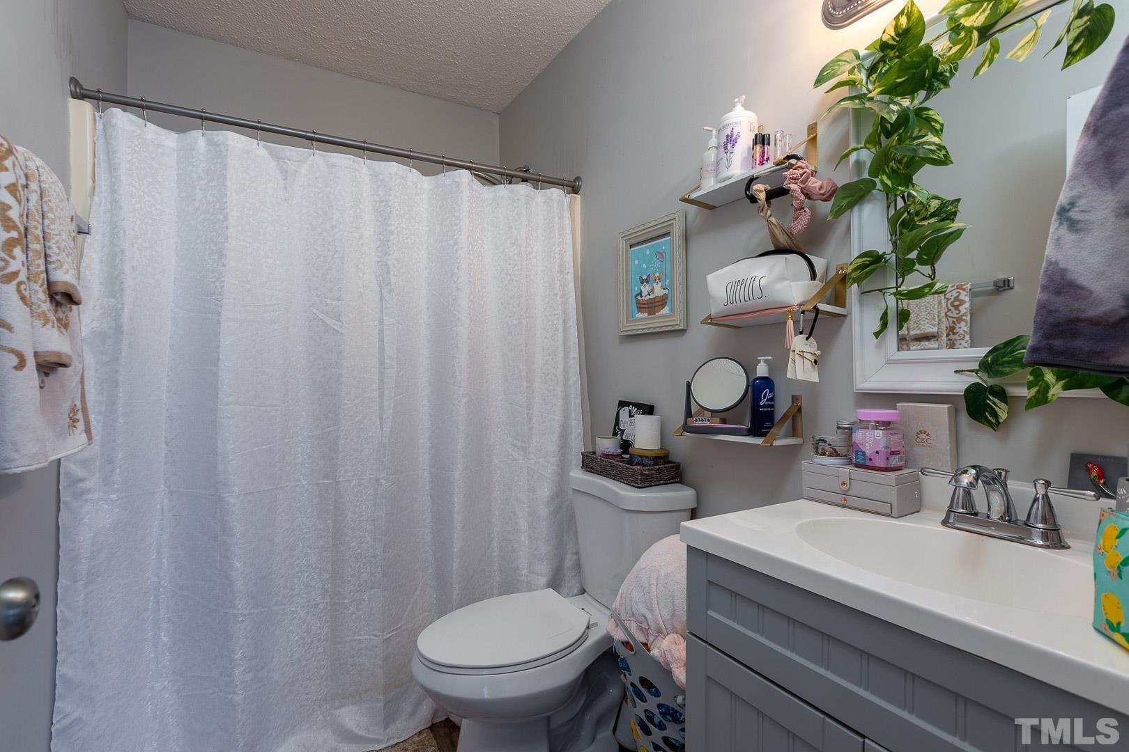 1558 Langdon Road Angier, NC 27501 - Photo 22 of 25 a bathroom with a sink toilet and shower