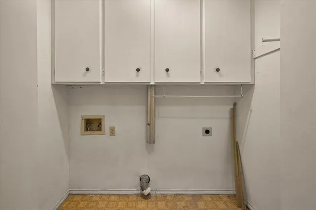 a view of room with hardwood floor