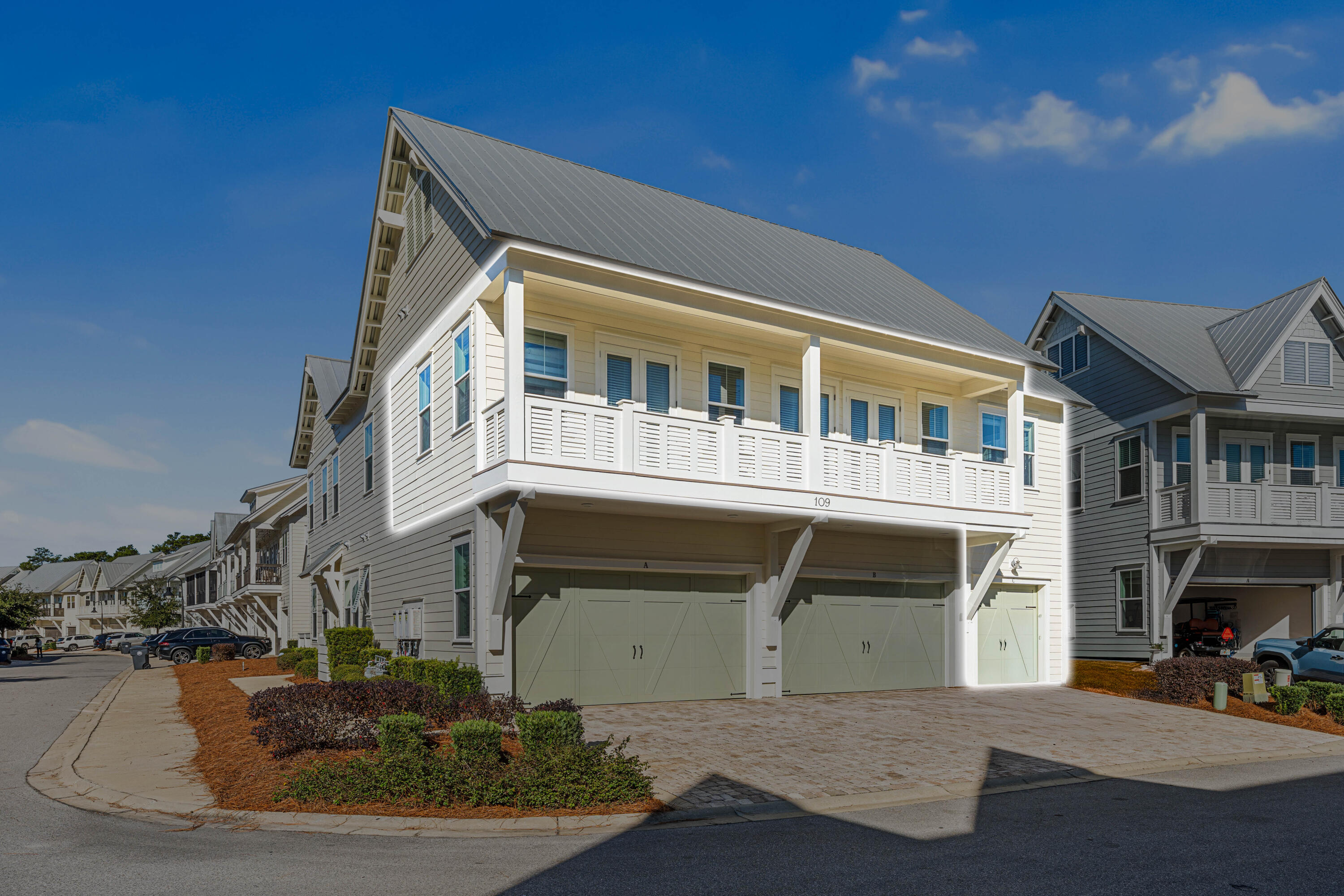 109 West W Pine, Unit C Inlet Beach, FL 32461 - Photo 33 of 48 107 Pine Lands Loop Exterior Edit Outlin