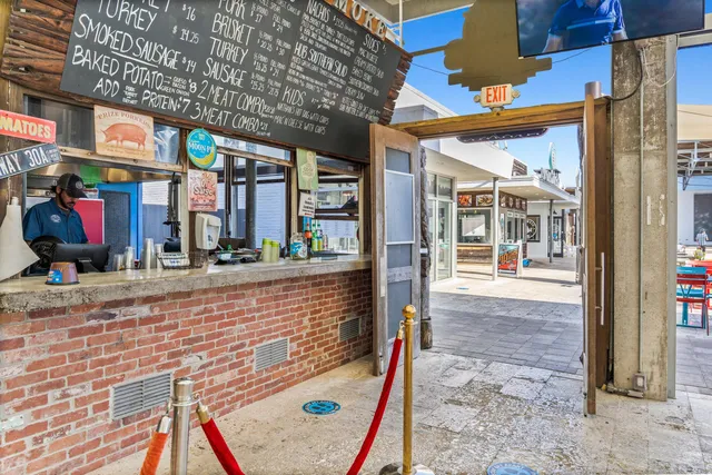 a view of city and ocean