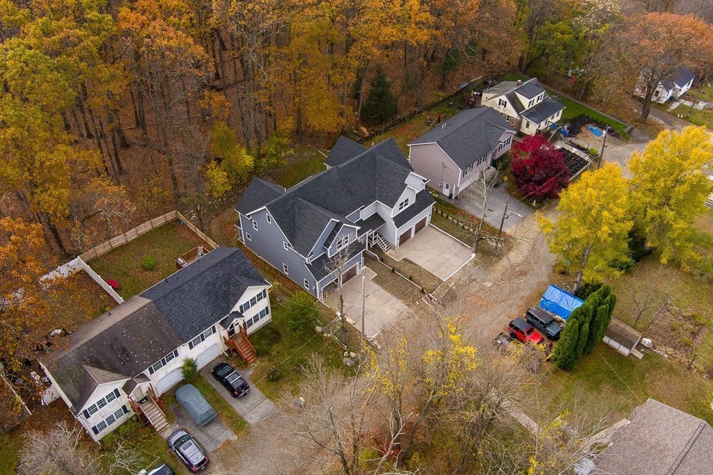 10 Beale Street Worcester, MA 01606 - Photo 33 of 42 an aerial view of a house with a garden and lake view