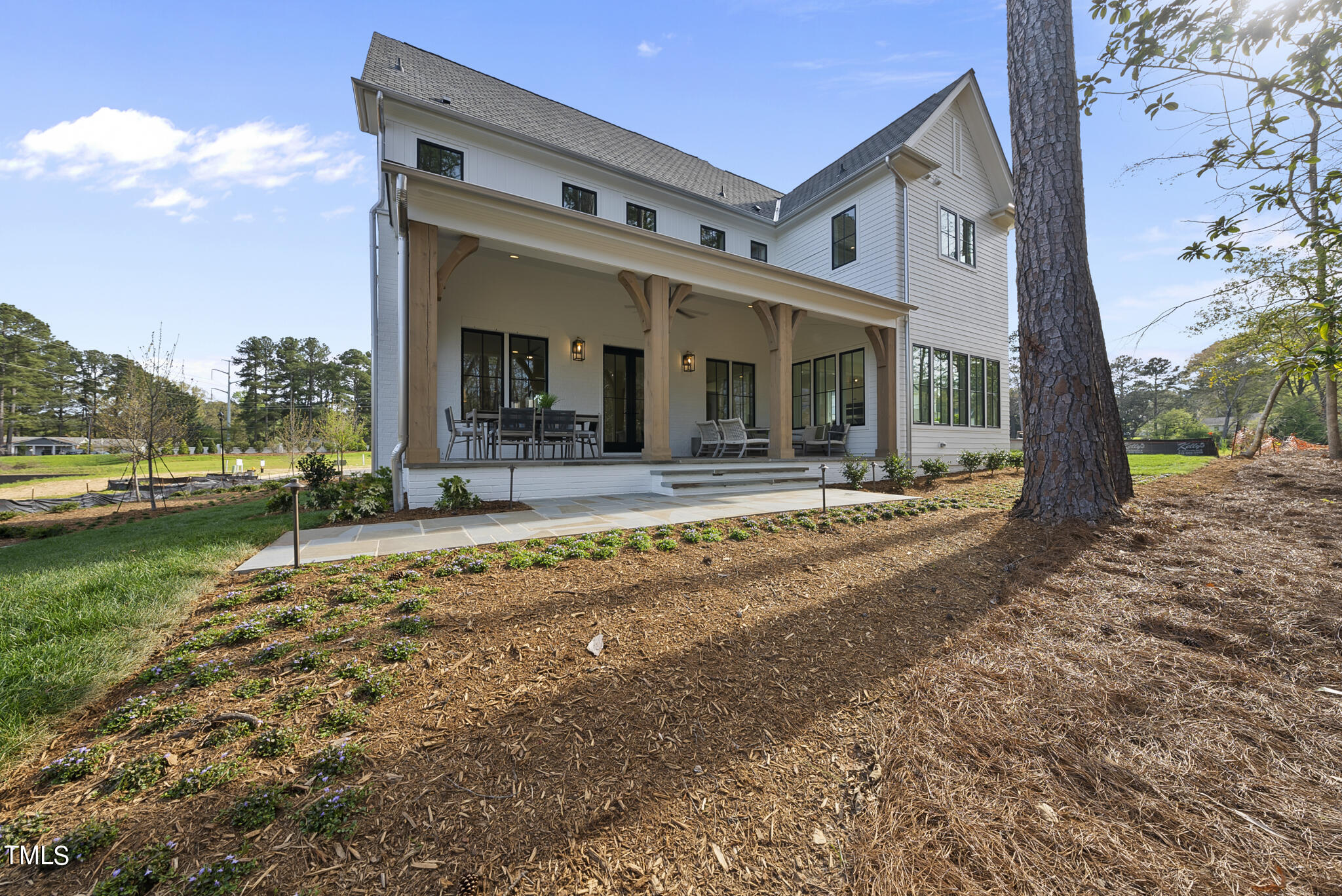 3409 Makers Circle Raleigh, NC 27612 - Photo 53 of 100 a view of a house with a yard patio and fire pit