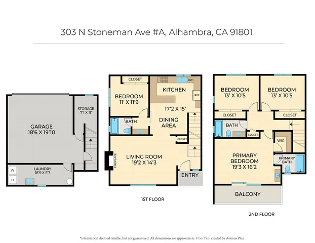 $868,000 | 303 North Stoneman Avenue, Unit A, Alhambra, CA 91801