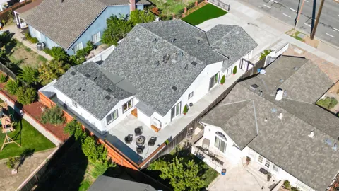 a view of an outdoor space with seating area