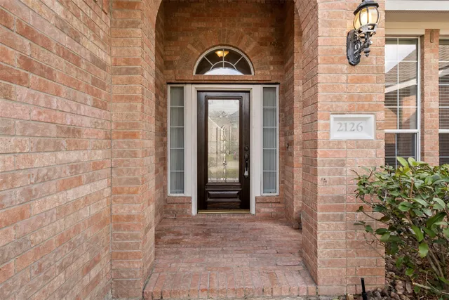 a view of a door with a door